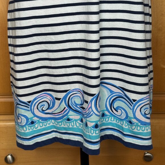 Lilly Pulitzer Rexa Shift Dress Square Neck Beach Coastal SZ XL - Picture 4 of 11